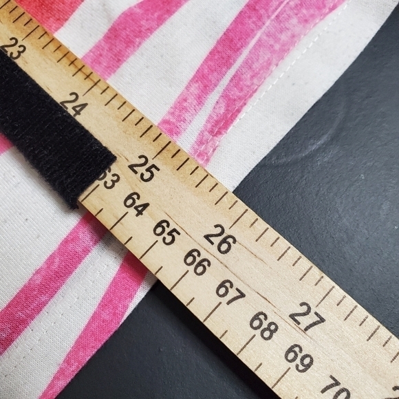 The Ohio State Buckeyes Shirt Women 2XL Rainbow Striped Crew Neck - Picture 5 of 7